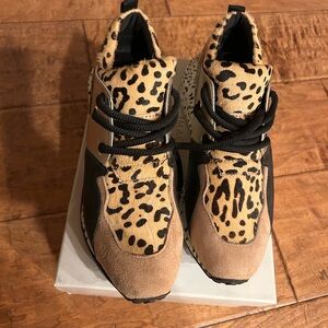 Steve Madden Leopard Print Sneakers